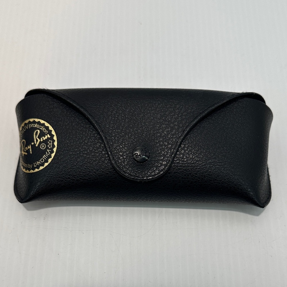 Ray-Ban Black Sunglasses Case‎ with Gold Logo Accent